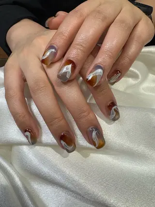 ネイル nail&eyelash mate所属・京都/東向日/桂 ayumiのネイルデザイン