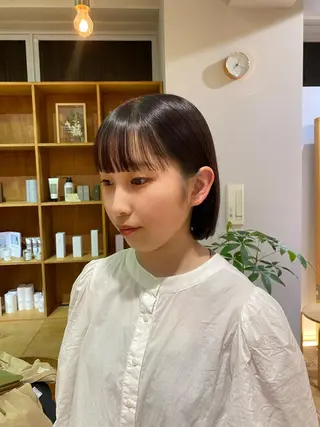 ショート なみまきパーマ/ボブ パーマ🌼杉田 萌恵のヘアスタイル