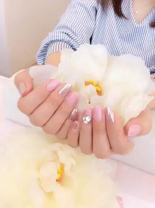 セミロング TAKAMATSU RINAのネイルデザイン