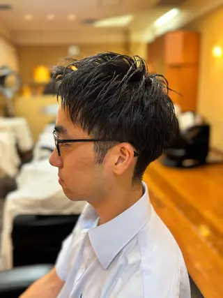 ショート メンズ Misaki Kuradomeのヘアスタイル