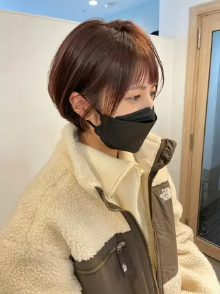ショート 大迫 江梨のヘアスタイル