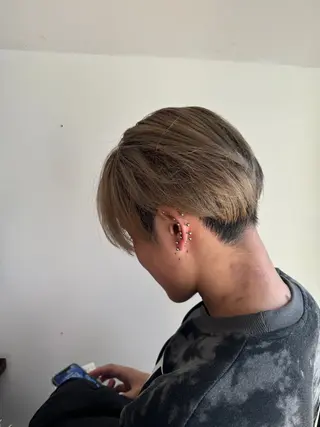 ショート カラー L-Blossom北上尾所属・大塚 しおりのヘアスタイル