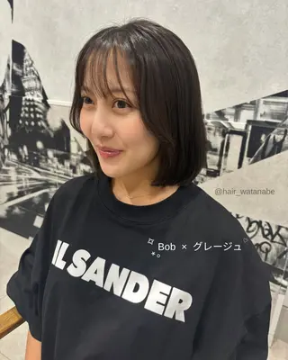 ショート カラー 韓国hair ·͜· watanabeのヘアスタイル