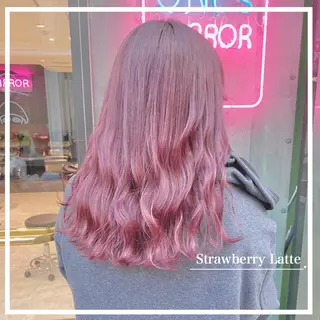 ロング カラー ヘアアレンジ 💕ブリーチ/ヘアメ 🎀YUUKAのヘアスタイル