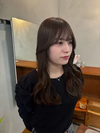 カラー Asumi/丸の内 /ブリーチ/花屋併設のヘアスタイル