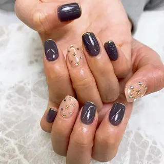 ネイル ⭐︎休業中の練習⭐︎ JNA認定講師髙橋のネイルデザイン