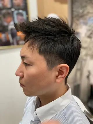 ショート メンズ BARBER  ellen所属・ellen💈 清塚悠のヘアスタイル