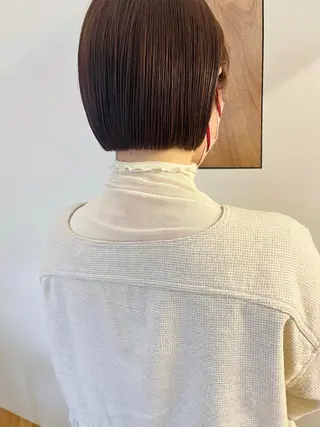 ショート 西山 紗耶香🪽 透明感カラー/ボブのヘアスタイル