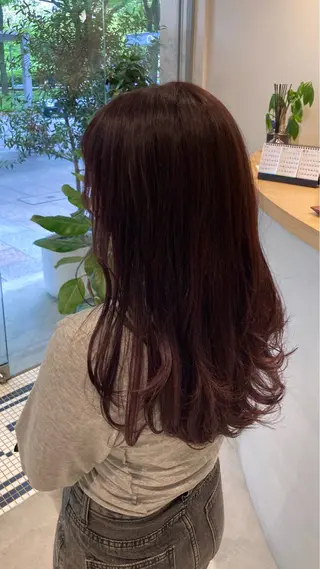 セミロング カラー CYAN.栄店所属・久野 紗愛のヘアスタイル