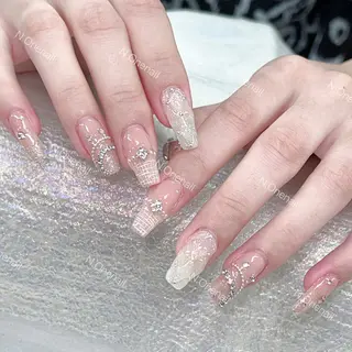 ネイル 長いだし/スカルプ/ パラシェルN.oneのネイルデザイン