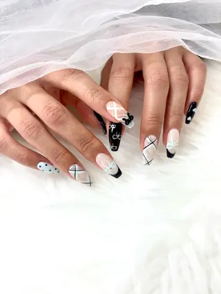 セミロング mimi‪‪❤︎‬ harukaのネイルデザイン