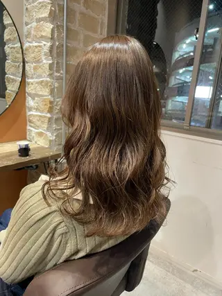 セミロング カラー 💐パーソナルカラー /市橋加菜💐のヘアスタイル