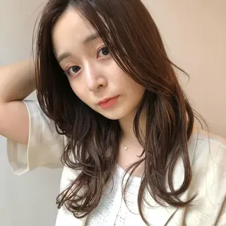 セミロング 🫧tomoka 透明感カラー🫧のヘアスタイル