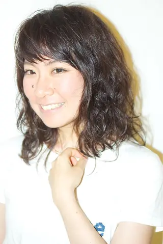 ミディアム パーマ hair make feb東川口店所属・佐野 寛のその他イメージ