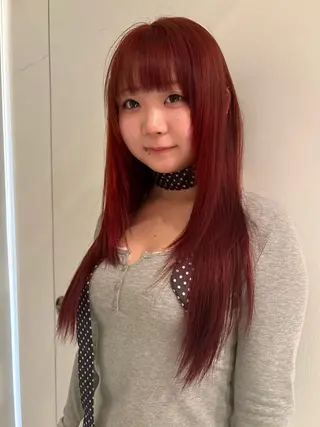 ロング 🐏Yuna＊透明感 ハイトーンカラー✨のヘアスタイル