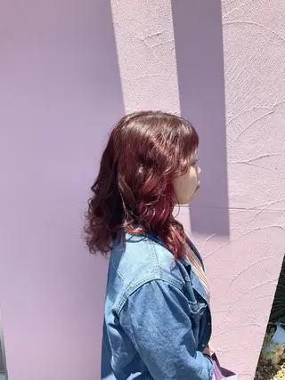 カラー れいな🌼 ボブ･艶カラー🌼のヘアスタイル