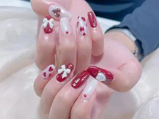 ネイル 🎀ネイルサロン エクラYUI🎀のネイルデザイン