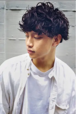 パーマ メンズ yu mekaのヘアスタイル