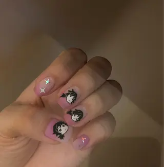 ネイル パラあり！フィルイン 推しネイル大歓迎！のネイルデザイン