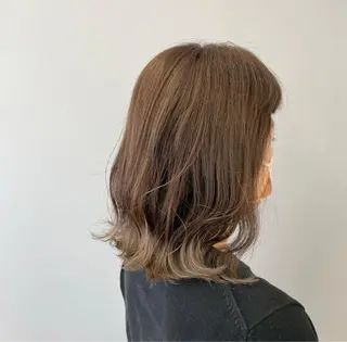 ミディアム カラー piLLon/ RYUKAのヘアスタイル