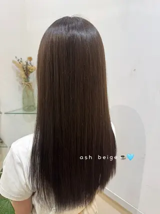 ロング カラー 透明感カラー🧁🩰 🫧仲松良菜🎀のヘアスタイル