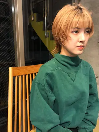 ショート 🌈圧倒的デザイン パーマ　関和希のヘアスタイル