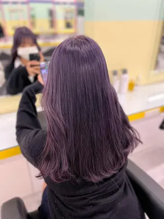 ロング カラー パーマ ヘアアレンジ メンズ キッズ ネイル マツエク・マツパ アイブロウ ダブルカラー特化💖 韓国ヘア💖りくのヘアスタイル