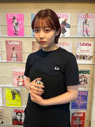 ミディアム ハイトーン/顔まわり レイヤー/YUKAのヘアスタイル