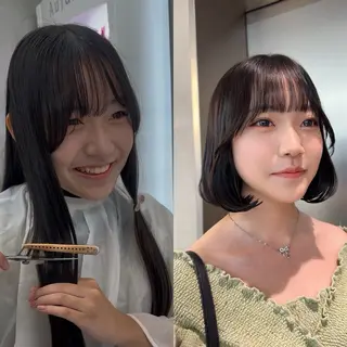 ミディアム ✨髪質改善特化✨副 店長椎葉信乃介のヘアスタイル