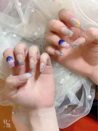 ミディアム パンダ ネイルのネイルデザイン