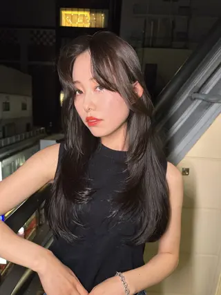 ロング カラー ワンホンヘア ケラチン/Kaitoのヘアスタイル