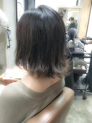 ミディアム カラー 北條 優輝のヘアスタイル
