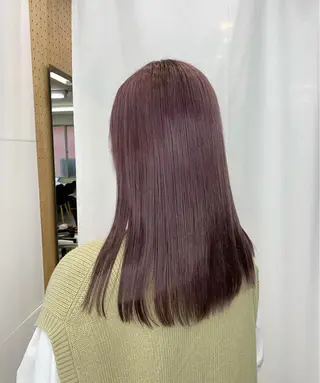 カラー films所属・AYA/films 韓国/レイヤー／ボブのヘアスタイル