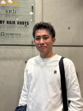 パーマ メンズ パーマ/カラーモデル ななほのヘアスタイル