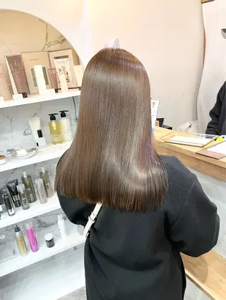 ロング カラー パーマ ヘアアレンジ メンズ 透明感ワンカラー梅田 ダブルカラー/川上のヘアスタイル