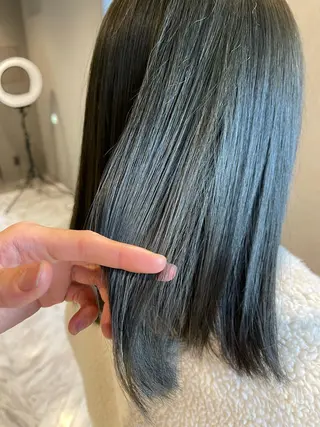 ミディアム カラー MIRIM栄所属・透明感カラー/艶髪/ エクステ/HIROのヘアスタイル