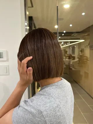 ショート アンニュイヘア/ 顔周りカット/眞弓萌のヘアスタイル