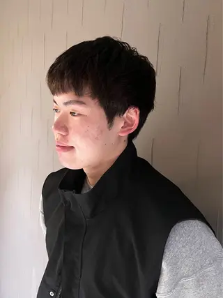 メンズ アイブロウ col sapporo所属・あざと可愛い💓 盛れる顔まわり/uiのヘアスタイル