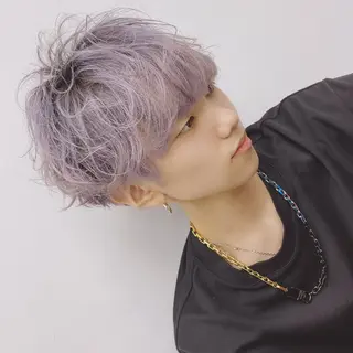 ショート カラー ヘアアレンジ メンズ 🪞モテ髪/トレンド 銀座DISCO🪞のヘアスタイル