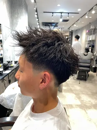 ショート カラー パーマ メンズ 🔥メンズ超特化🔥 青木海斗のヘアスタイル