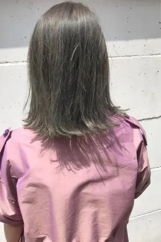 ミディアム カラー 下北沢 soiのヘアスタイル