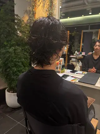 パーマ メンズ オーガニックカラー/ 表参道/ルカのヘアスタイル