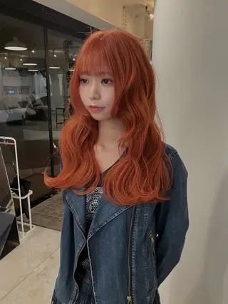 ロング Hanaka🐈‍⬛ 海外×ニュアンスのヘアスタイル