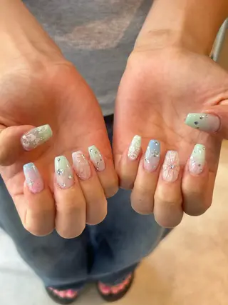 ネイル hinata池袋 🎀WOLTOKYOのネイルデザイン