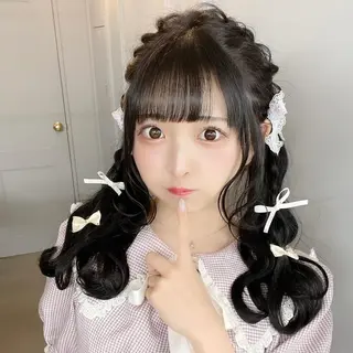 ロング ヘアアレンジ 💖透明感カラー💖 坂本万由子のヘアスタイル