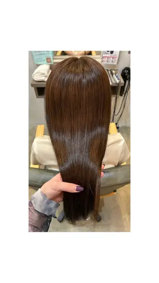 ロング カラー 長谷川 楓恋のヘアスタイル