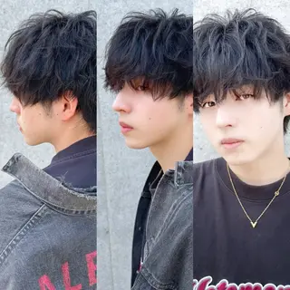 ショート パーマ メンズ 【メンズサロン】 BLUCK 横浜のヘアスタイル