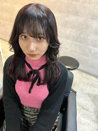 ミディアム カラー メンズ ダブルカラー 新宿のヘアスタイル