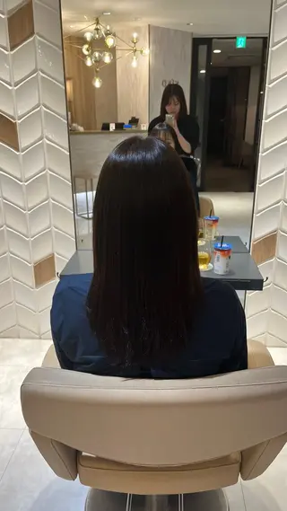 ロング 新宅 藍のヘアスタイル