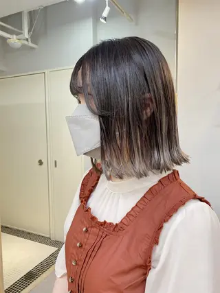 ショート カラー ノグチ ユウキ/ボブのヘアスタイル